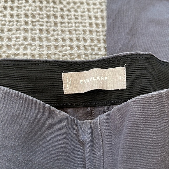 EverlaneThe Side Zip Cotton Stretch Pants Grey- 8 - Picture 10 of 10